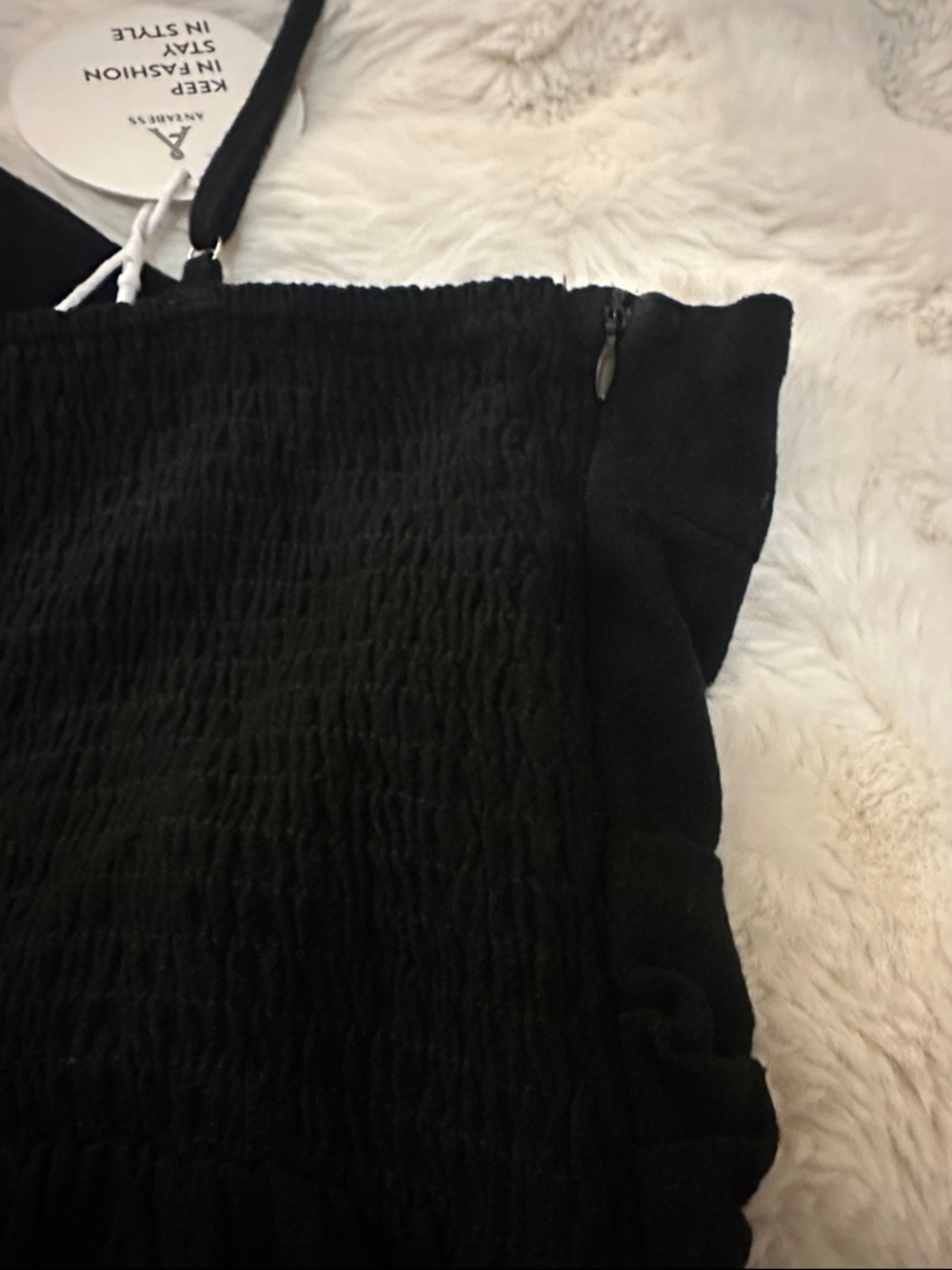 Black Spaghetti-Strap Wide-Leg Jumpsuit - Sleek Evening Romper - Picture 8 of 10